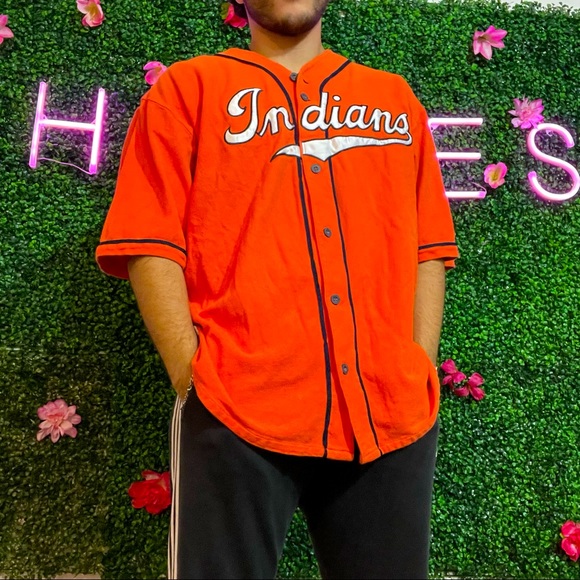 cooperstown collection Other - Indians baseball jersey Cooperstown Collection size XL